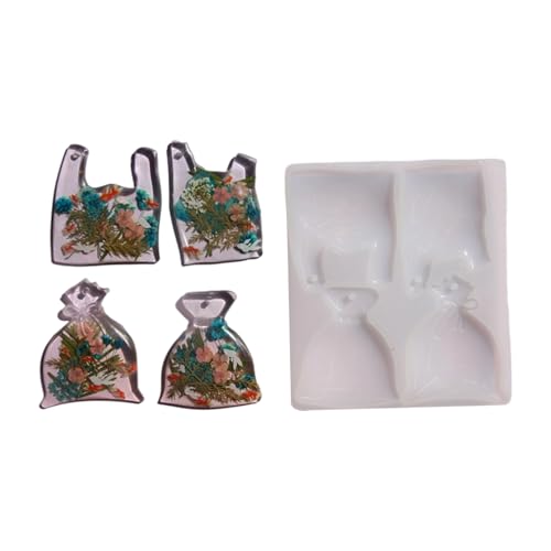 1.Wiederverwendbare Wassertropfen-Silikonform zum Tragen von Ohrringen, Anhängern und Schlüsselanhängern, Mehrzweck für Harzschmuck von NUEAYMS