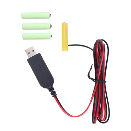 AAA Battery Eliminators USB Power Supply Cable Replace 4x 1.5V LR03 AAA Batteries For Radio Electric Toy Clock LED Light USB Power Converter Wire Virtual Battery Elimination Line For Electronic Toy AAA Battery Eliminators USB Power Supply Cable Replace 4x 1.5V LR03 AAA Batteries For Radio Electric Toy Clock LED Light USB Power Converter Wire Virtual Battery Elimination Line For Electronic Toy von NUEAYMS