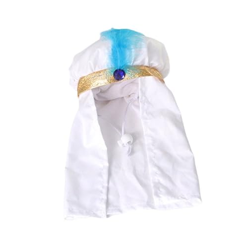 Ajal Halloween Schal für Welpen und Katzen, bequeme Kleidung für Urlaub und täglichen Gebrauch, Hundekostüm Hut von NUEAYMS