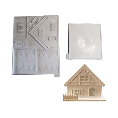 DIY Haus Silikonform Einzigartiges Design Handgemachte DIY DIY Home Decor Form von NUEAYMS