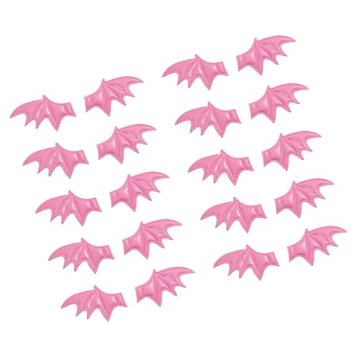 Dämonenhornflügel aus langlebigem PU-Leder, schnelle Montage, Halloween-Handwerkskomponenten, schnell zu installierende Flügel für Kostüme von NUEAYMS