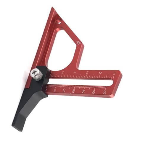 Einstellbare Tischsägen Tiefenmesser 0-50 Mm Setups Höhe Holzbearbeitung Messwerkzeug Doppelwaage Holzbearbeitung von NUEAYMS