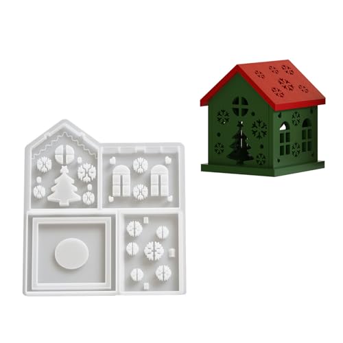 Einzigartige DIY Haus Form Nachtlicht Silikonharz Form von NUEAYMS