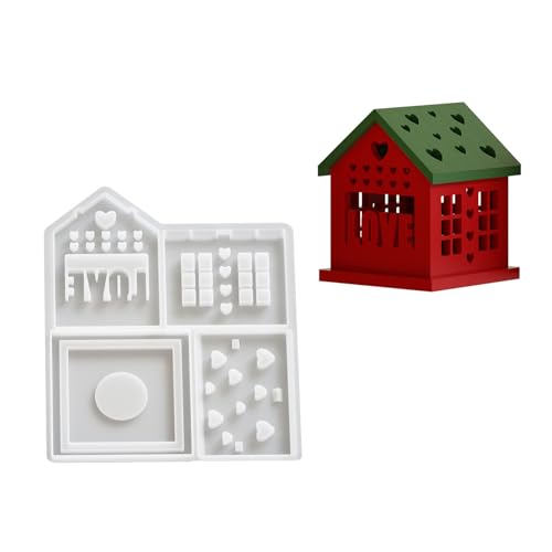 Einzigartige DIY Haus Form Nachtlicht Silikonharz Form von NUEAYMS