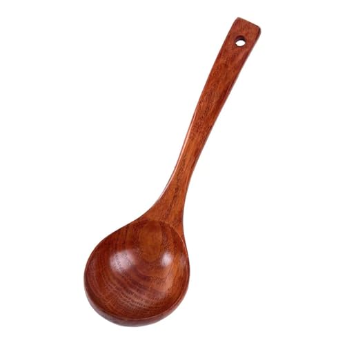 Ergonomisches Design im japanischen Stil mit gebogenen Griffen zum Servieren von gebogenen Bolls und Eintöpfen im japanischen Stil, großer Kochlöffel mit gebogenem Griff von NUEAYMS