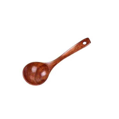 Ergonomisches Design im japanischen Stil mit gebogenen Griffen zum Servieren von gebogenen Bolls und Eintöpfen im japanischen Stil, großer Kochlöffel mit gebogenem Griff von NUEAYMS
