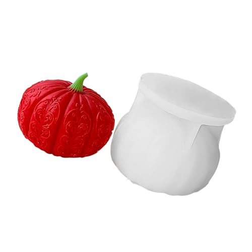 Halloween Silikonform Karpfen Kürbis Form Thanksgiving Dekoration Gips Epoxy Kunststoff Halloween Dekoration Kürbis Putz Silikon Kürbis von NUEAYMS