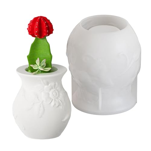 Handgefertigte Blumenrebe für einzigartige Blumentöpfe, robustes und robustes Silikon, Zementformwerkzeuge, Gipsformwerkzeuge, Heimdekoration von NUEAYMS