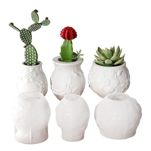 Handgefertigte Blumenrebe für einzigartige Blumentöpfe, robustes und robustes Silikon, Zementformwerkzeuge, Gipsformwerkzeuge, Heimdekoration von NUEAYMS