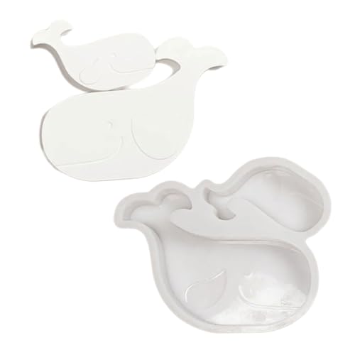 Handgefertigte Silikonform für Seife, Süßigkeiten, Schokolade, Fondant, Gips, dekorativer Epoxidharz-Halter, Wal von NUEAYMS