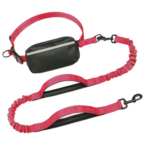 Hundeleine mit doppeltem Griff gepolstert mit Metallhaken und Griff zum Trainieren von Hunden mit verstellbarem Gurt für große Rassen Hundeleine mit doppeltem Griff gepolstert mit Metallhaken und Griff zum Trainieren von Hunden mit verstellbarem Gurt für große Rassen von NUEAYMS