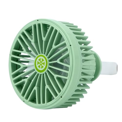 Kleiner Ventilator für Auto-Lüftungsschlitz-Halterung mit LED-Licht, ABS-Clip, Kühlung, 3 Geschwindigkeitseinstellungen, für LKW, Auto-Lüftungsventilator von NUEAYMS