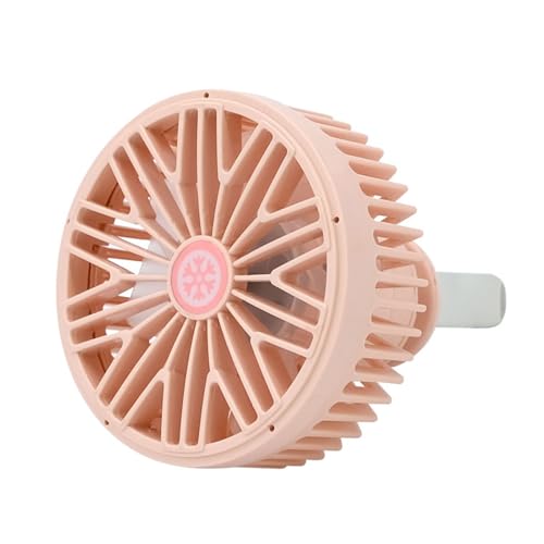 Kleiner Ventilator für Auto-Lüftungsschlitz-Halterung mit LED-Licht, ABS-Clip, Kühlung, 3 Geschwindigkeitseinstellungen, für LKW, Auto-Lüftungsventilator von NUEAYMS