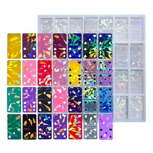 Kreative weiche Silikonform mit 28 Schlitzen zur Herstellung von Tonschmuck Kreative weiche Silikonform mit 28 Schlitzen zur Herstellung von Tonschmuck von NUEAYMS