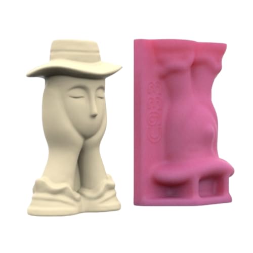 Künstlerische Silikon-Blumentopf-Form, einzigartige Betonvase und Epoxidharz zur Herstellung von Epoxidharz von NUEAYMS