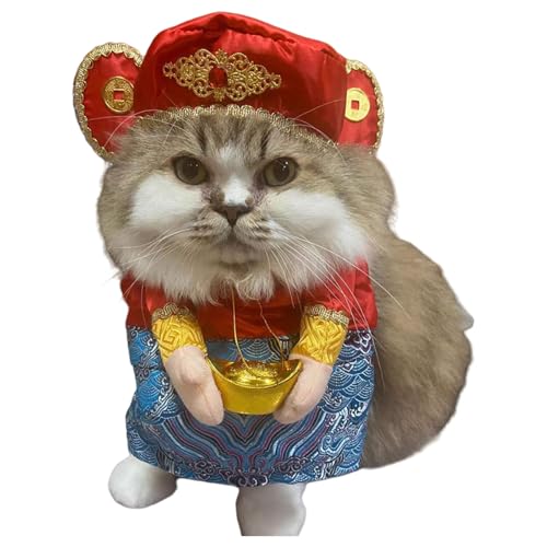 Lustiges Hundekostüm mit Festival-Thema, bequem, Polyester, Halloween, Weihnachten, Neujahr von NUEAYMS