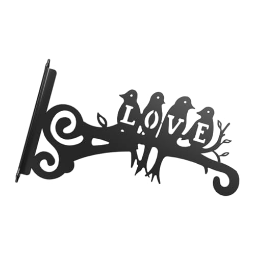 Metall-Pflanzenhalterung, Wandhalterung, Pflanzgefäß, Vogelhaus, Vogelfutterstation, für Innen- und Außenbereich, Metall-Pflanzenaufhänger für hängende Dekoration, Innen- und Außenbereich von NUEAYMS