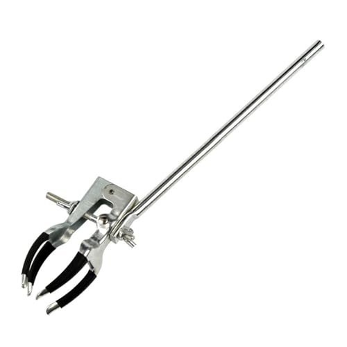 Multifunktionale Laborklemme mit 4 Metallkrallen Verstellbare Metall-Laborflasche für Standhalterklemmen von NUEAYMS
