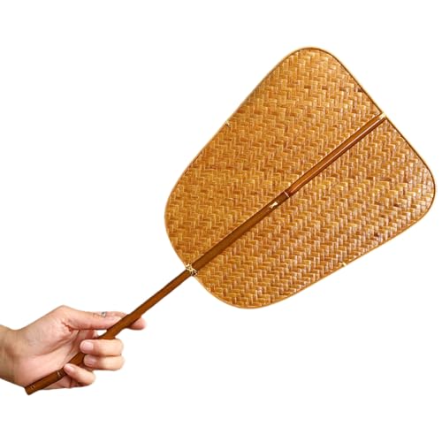 NUEAYMS Tragbarer Bambus Basteln Fan Für Die Kühlung Des Chinesischen Stils Handgewebe Hand Gehandhabt Handheldes Home Wall Decoration Strand Strand von NUEAYMS