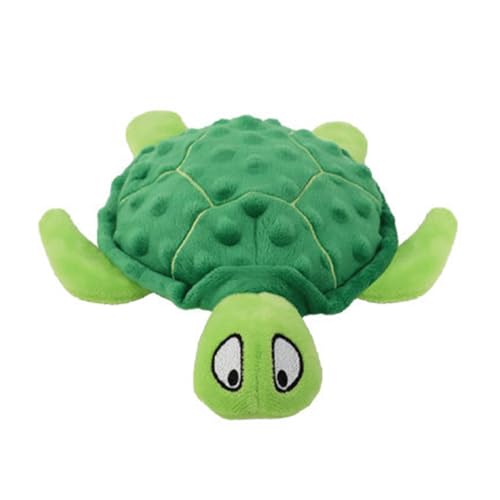 NUEAYMS Welpen Haustier Kauen Spielzeug Mit Quietschern Schildkröte Form Quietschende Molon Cartoon Thema Interaktiver Hund Interaktives Hund Spielzeug von NUEAYMS