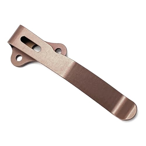 Pocket Portable Cutter Clip Ersatz Zubehör Geeignet für beidhändige Verwendung Inklusive 3 Schrauben für Schnellbefestigung Korrosionsschutz Clip Pocket Portable Cutter Clip Ersatz Zubehör Geeignet für beidhändige Verwendung Inklusive 3 Schrauben für Schnellbefestigung Korrosionsschutz Clip von NUEAYMS