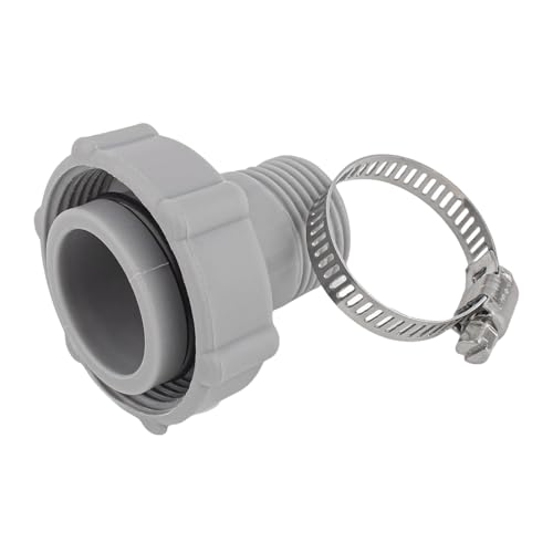Pool Ablassanschluss geeignet für 3,8 cm Poolwasserschlauch Gartenschlauchdichtung P6A1420 Bodenanschluss von NUEAYMS