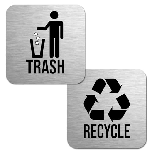 Recycling Mülltonnenaufkleber Mülltonnenaufkleber Mülleimer Müll von NUEAYMS