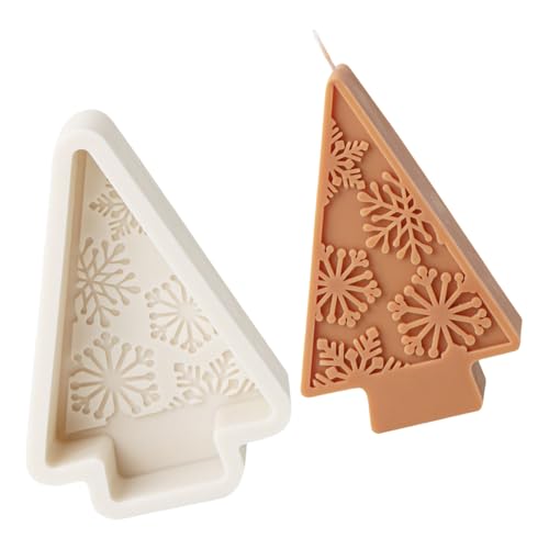 Schneeflocke Silikonform für Weihnachtsbaum, Aromatherapie, Desktop-Dekoration, Heimdekoration von NUEAYMS
