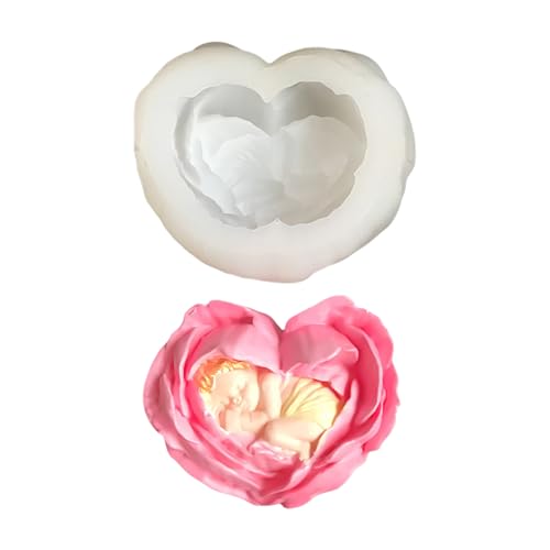 Silikonform Blume Epoxidharz Form für Seife, Schokolade, Kuchen, Fondant von NUEAYMS