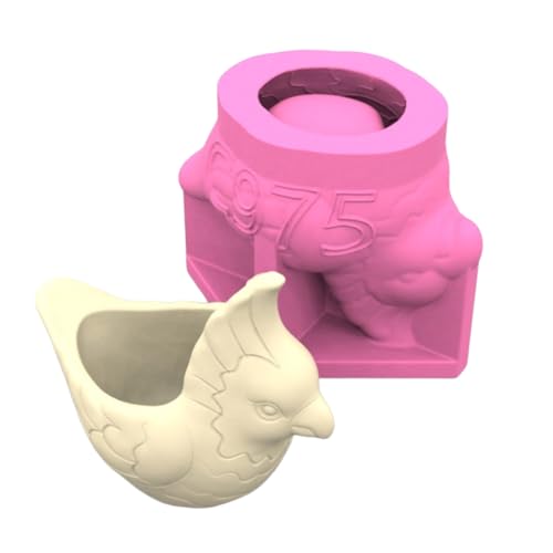 Silikonform für Blumentopf, Papageienform, dekorative Form, für Garten oder Büro, Textur aus Silikon von NUEAYMS