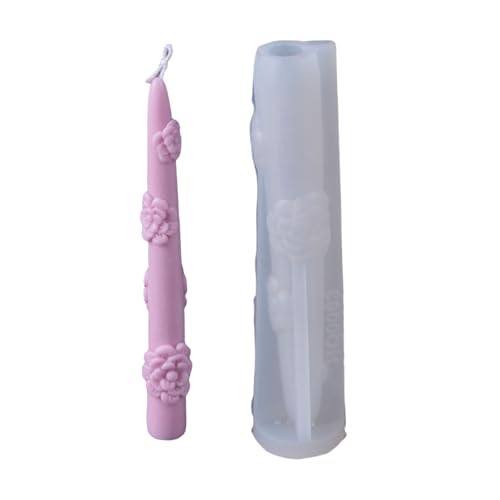Silikonform mit langer Stangenform, Schleife, Gips, Dekoration, langer Stab, Silikonblumen, Gips, Epoxidharz von NUEAYMS