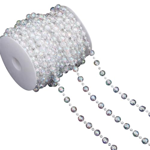 Transparente Perlenkette, Bastelperlen, Schnur für Schmuck von NUEAYMS