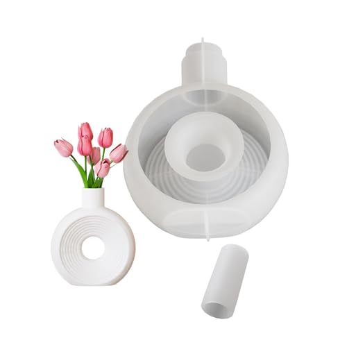 Vase für Pflanzgefäß, flexible Silikonform, Esstisch, handgefertigt, Heimdekoration, Blumentopf, Formwerkzeug, oval von NUEAYMS