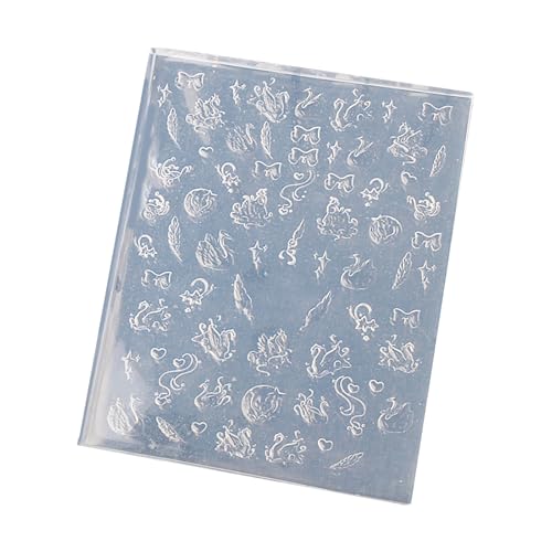 Wiederverwendbare Silikonform für Nageldekoration, elastisches Material, Nagelkunst, Nagelkunst, Silikonform für Reliefmuster von NUEAYMS