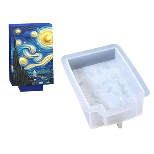 Wiederverwendbare handgefertigte Silikonform mit Staffelei für komplizierte Kunst und Autodekoration von NUEAYMS