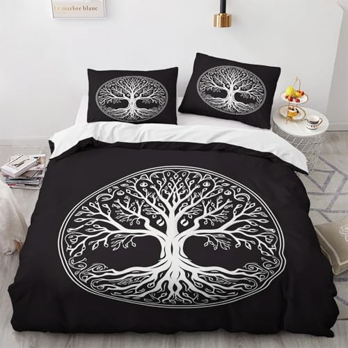 NUEYSP Bettwäsche 140x200 Heiliger Baum Bettwäsche-Sets 3D-Motiv, Mikrofaser, 1 Bettbezug 140x200 + 1 Kissen 70x90 mit Verdecktem ReißVerschluss für Mädchen Jungen. NUEYSP Bettwäsche 140x200 Heiliger Baum Bettwäsche-Sets 3D-Motiv, Mikrofaser, 1 Bettbezug 140x200 + 1 Kissen 70x90 mit Verdecktem ReißVerschluss für Mädchen Jungen. von NUEYSP
