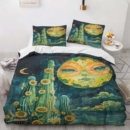 NUEYSP Bettwäsche 200x200 Ölgemälde Bettwäsche-Sets 3D-Motiv, Mikrofaser, 1 Bettbezug 200x200 + 2 Kissen 80x80 mit Verdecktem ReißVerschluss für Mädchen Jungen. NUEYSP Bettwäsche 200x200 Ölgemälde Bettwäsche-Sets 3D-Motiv, Mikrofaser, 1 Bettbezug 200x200 + 2 Kissen 80x80 mit Verdecktem ReißVerschluss für Mädchen Jungen. von NUEYSP