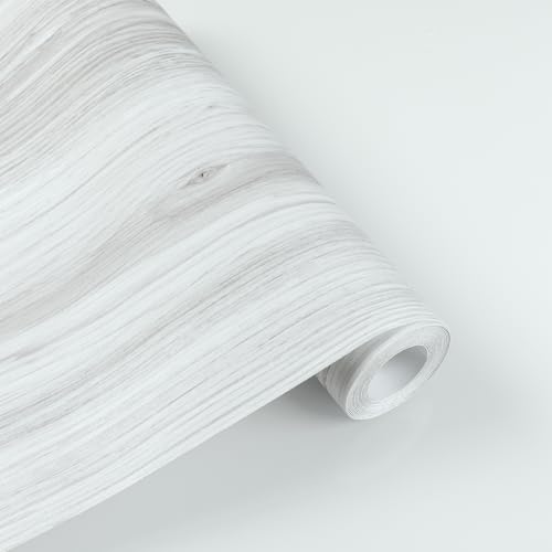 PVC Bodenbelag Selbstklebend Vinylboden Selbstklebende Fliesen Vinyl Holzoptik Bodenaufkleber Meterware Wasserdicht Verschleißfest für Küche Wohnzimmer Badezimmer weiße Holz 30X1000cm PVC Bodenbelag Selbstklebend Vinylboden Selbstklebende Fliesen Vinyl Holzoptik Bodenaufkleber Meterware Wasserdicht Verschleißfest für Küche Wohnzimmer Badezimmer weiße Holz 30X1000cm von NUFLR