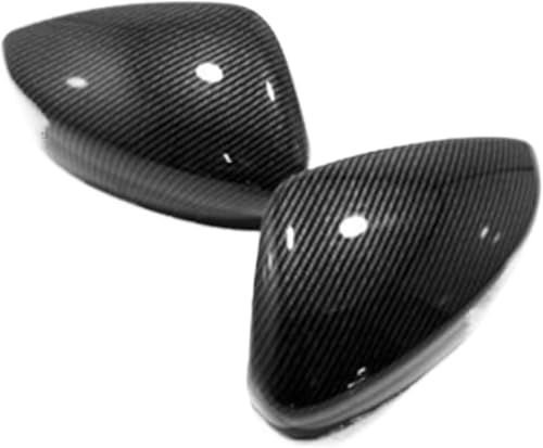 NUGHYVS Rückspiegel Abdeckung Für Demio 2015-2020,Auto Seitenspiegelabdeckung Rückspiegel Gehäuse Spiegel Abdeckung Trim Rahmen,B/Carbon Fiber Pattern. von NUGHYVS