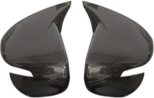 NUGHYVS Rückspiegel Abdeckung Für Forte 2013-2017,Auto Seitenspiegelabdeckung Rückspiegel Gehäuse Spiegel Abdeckung Trim Rahmen,B/Carbon Fiber Pattern. von NUGHYVS