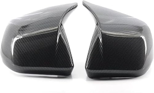 NUGHYVS Rückspiegel Abdeckung Für Mustang 2015-2022,Auto Seitenspiegelabdeckung Rückspiegel Gehäuse Spiegel Abdeckung Trim Rahmen,B/Carbon Fiber Pattern. von NUGHYVS