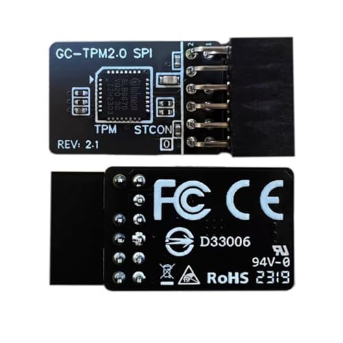 Ersatz-Sicherheitsmodul TPM 2.0 SPI 2.0 (12-1) Pin Sicherheitsmodul FW 7.85 für GIGABYTE GC-TPM20 Plattformzubehör von NUHFUFA
