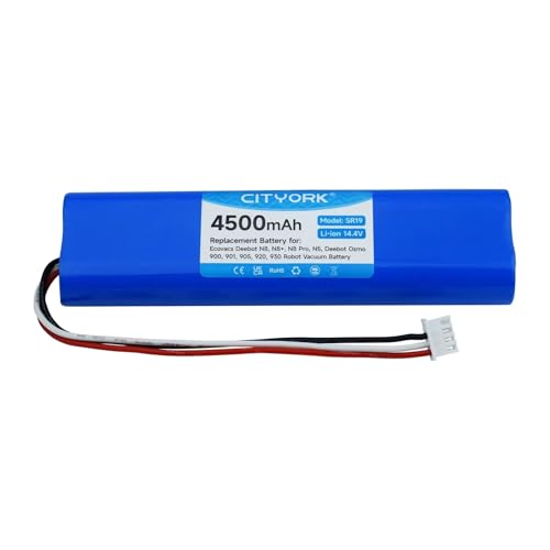 14,4 V 4500 MAh Li-Ionen-Ersatzakkus For Roboterstaubsauger Und Kehrmaschinen, Kompatibel Mit Deebot, N8 Ozmo 900 901 905 920 930 14,4 V 4500 MAh Li-Ionen-Ersatzakkus For Roboterstaubsauger Und Kehrmaschinen, Kompatibel Mit Deebot, N8 Ozmo 900 901 905 920 930 von NUIXQKMRR