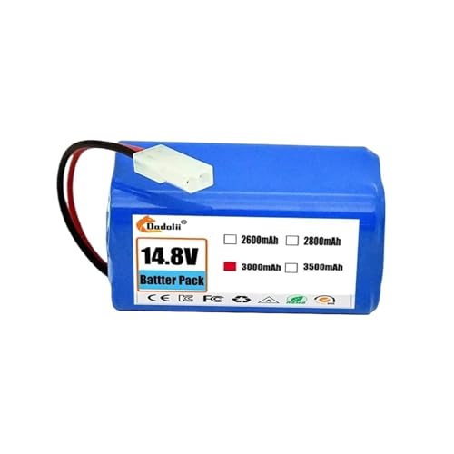 4S1P 14,4 V 4000 MAh Li-Ionen-Akku, Kompatibel Mit XIAOMI, Kompatibel Mit MIJIA, Roboter-Staubsauger Essential G1 MJSTG1 R30 R35(3000mAh) von NUIXQKMRR