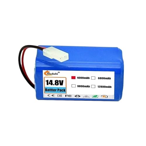 4S1P 14,4 V 4000 MAh Li-Ionen-Akku, Kompatibel Mit XIAOMI, Kompatibel Mit MIJIA, Roboter-Staubsauger Essential G1 MJSTG1 R30 R35(4000mAh) von NUIXQKMRR
