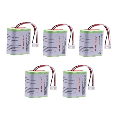 7,2 V NI-MH 5200 MAh Akku, Kompatibel For Braava, 380T 380 390T, Kompatibel For Mint, 5200 5200B Staubsauger, Verbesserter 3000 MAh NI-MH Akku(5PCS) von NUIXQKMRR
