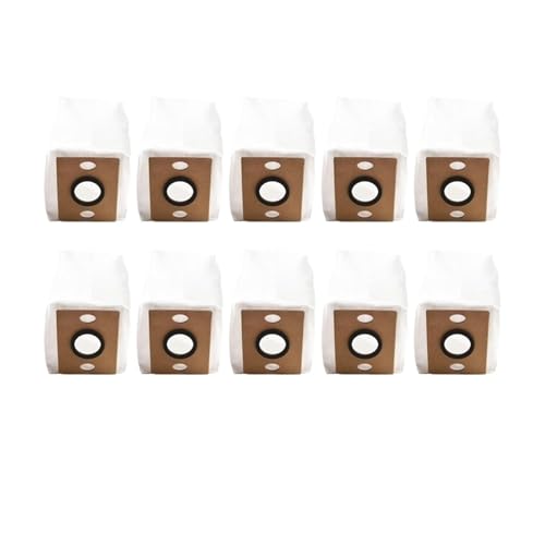 A98I-Staubbeutel-Ersatzteile, Kompatibel Mit ILIFE, V9 Pro/V9, Zubehör For Selbstentleerenden Roboterstaubsauger(White 10PCS) von NUIXQKMRR