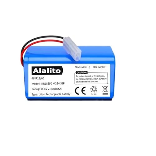 Batterie, Kompatibel For Roboterstaubsauger, Kompatibel For Xiaomi, Roboterstaubsauger Essential MJSTG1, Kompatibel For Mijia, G1,(2800mAh) von NUIXQKMRR