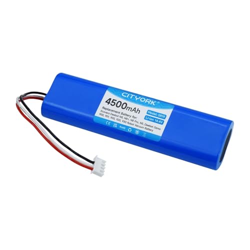 CITYORK 14,4 V 4500 MAh, Kompatibel Mit Deebot, N8 Ozmo 900 901 905 920 930 Roboter-Staubsauger-Kehrmaschine, Ersatz-Li-Ionen-Akku CITYORK 14,4 V 4500 MAh, Kompatibel Mit Deebot, N8 Ozmo 900 901 905 920 930 Roboter-Staubsauger-Kehrmaschine, Ersatz-Li-Ionen-Akku von NUIXQKMRR
