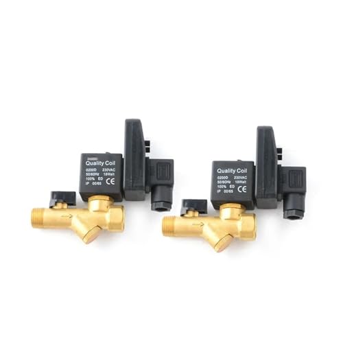 Elektronisches Ablassventil G1/2 1,6 Mpa SR-B-15 Messing-Magnetventil DC24V AC220V Luftkompressor-Abtropffläche(DC24V) von NUIXQKMRR